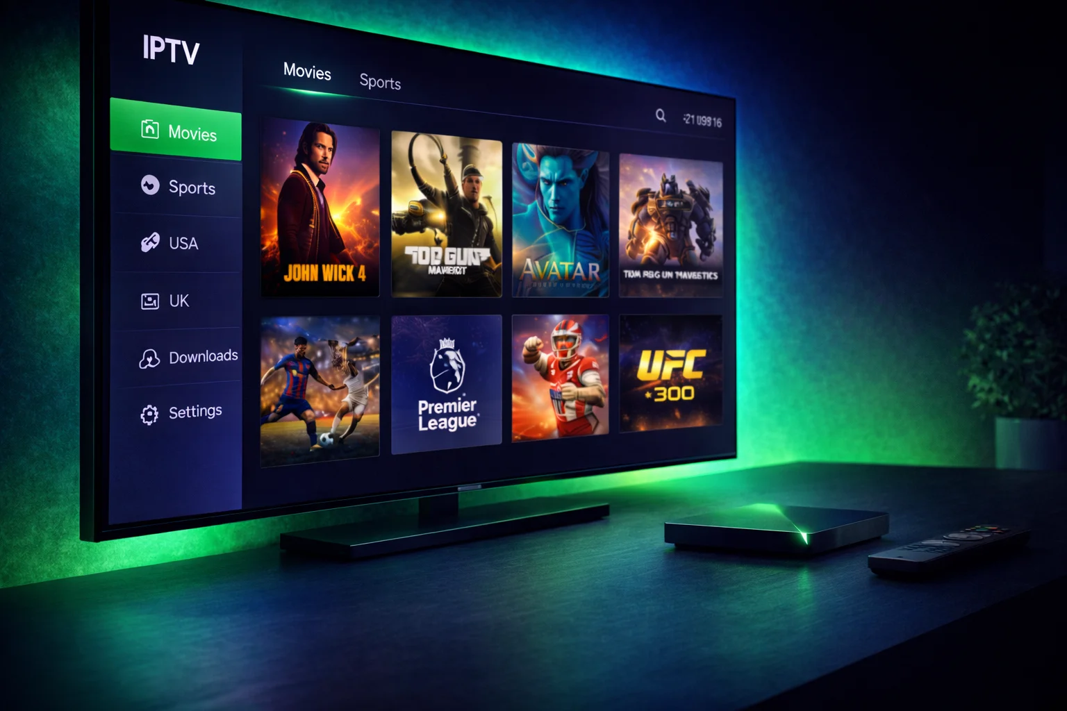 IPTV on Android TV — Channels in HD and 4K