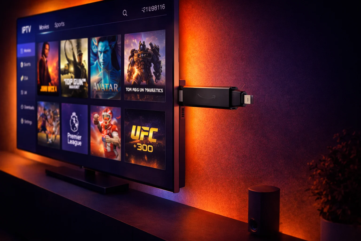 IPTV on Amazon Fire Stick — Channels in HD and 4K