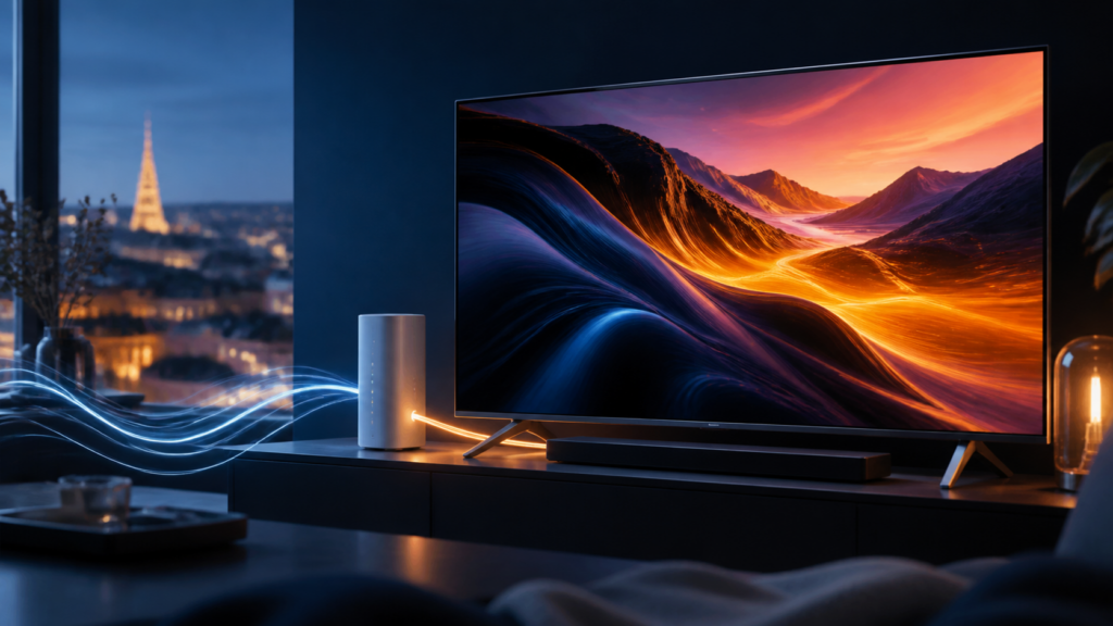 Internetsnelheid voor IPTV in België met 4K-televisie